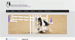 Desktop Screenshot of mnsheltierescue.org